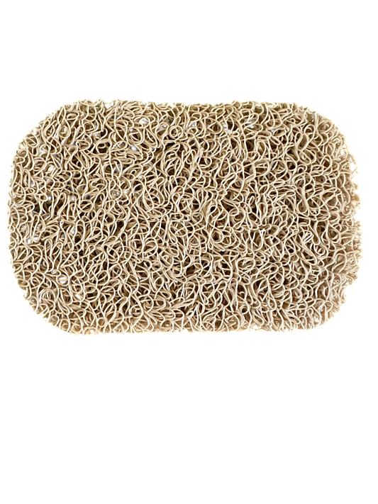 Beige Self-Draining Soap Pad | Say Goodbye to Soggy, Wasted Soap | Eco-Friendly | BPA Free