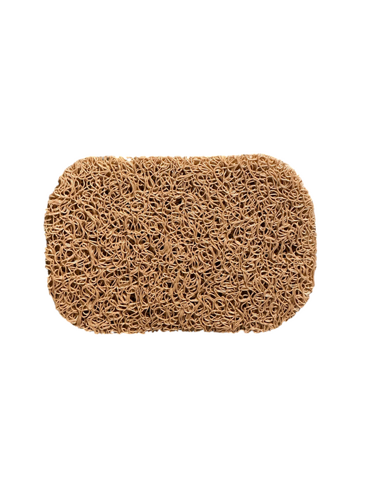 Brown Self-Draining Soap Pad | Say Goodbye to Soggy, Wasted Soap | Eco-Friendly | BPA Free